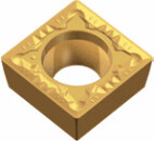 Positive Square inserts for finish to medium light          applications of steels & stainless steels with 7° clearance angle & excellent chip control