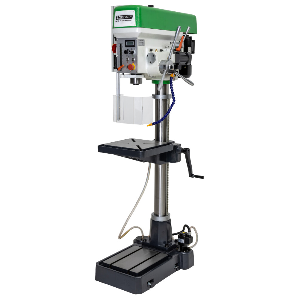 Kolomboormachine 32 mm met tapfunctie, automatische voeding en variabel toerental