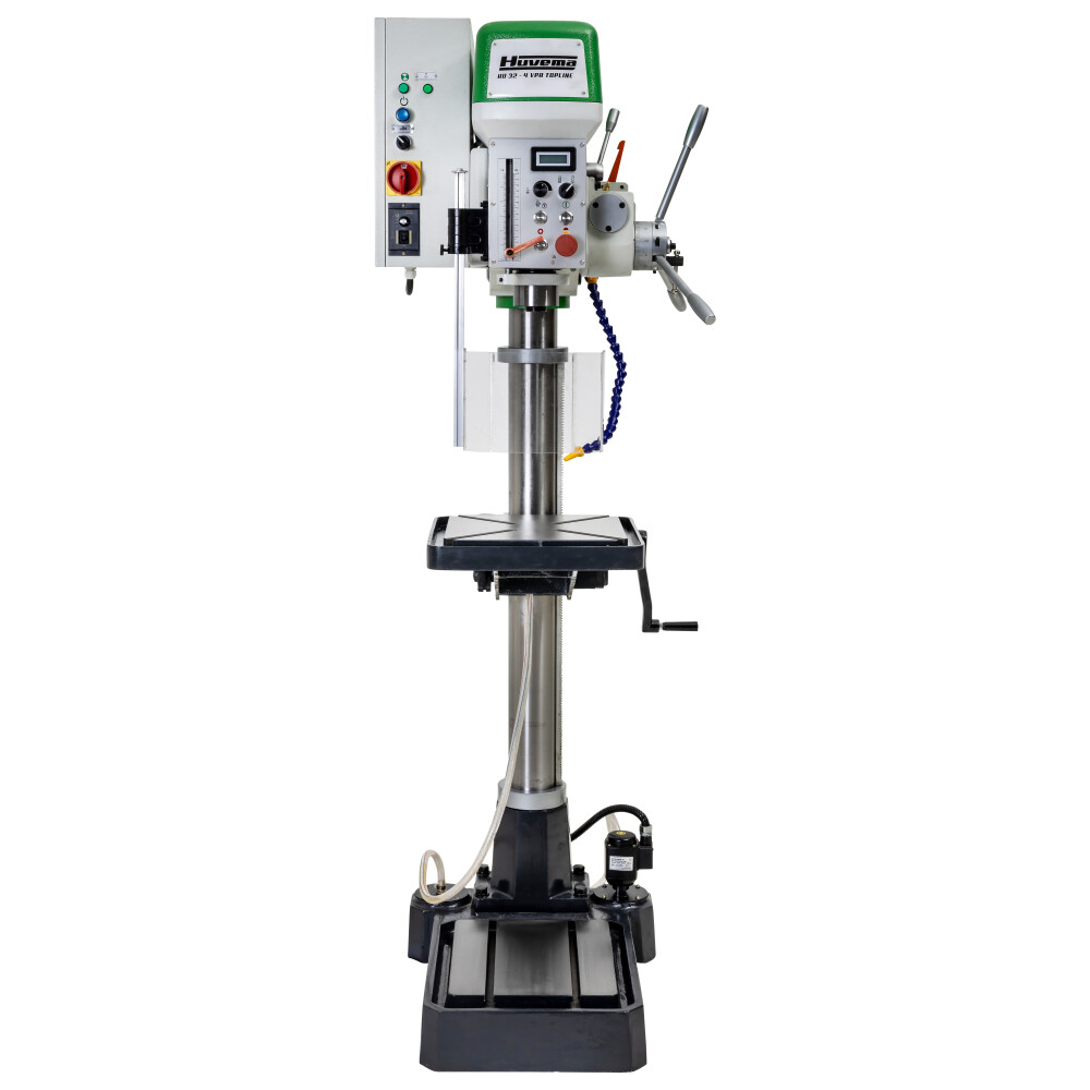 Kolomboormachine 32 mm met tapfunctie, automatische voeding en variabel toerental