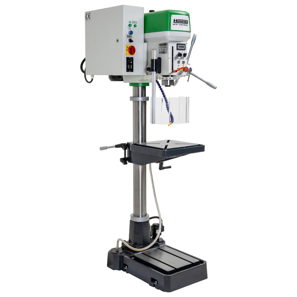 Kolomboormachine 32 mm met tapfunctie, automatische voeding en variabel toerental