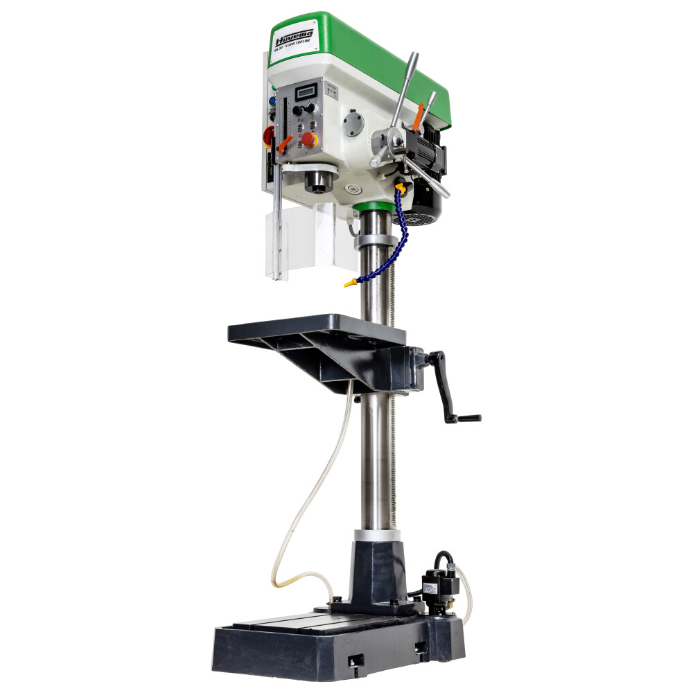 Kolomboormachine 32 mm met tapfunctie, automatische voeding en variabel toerental