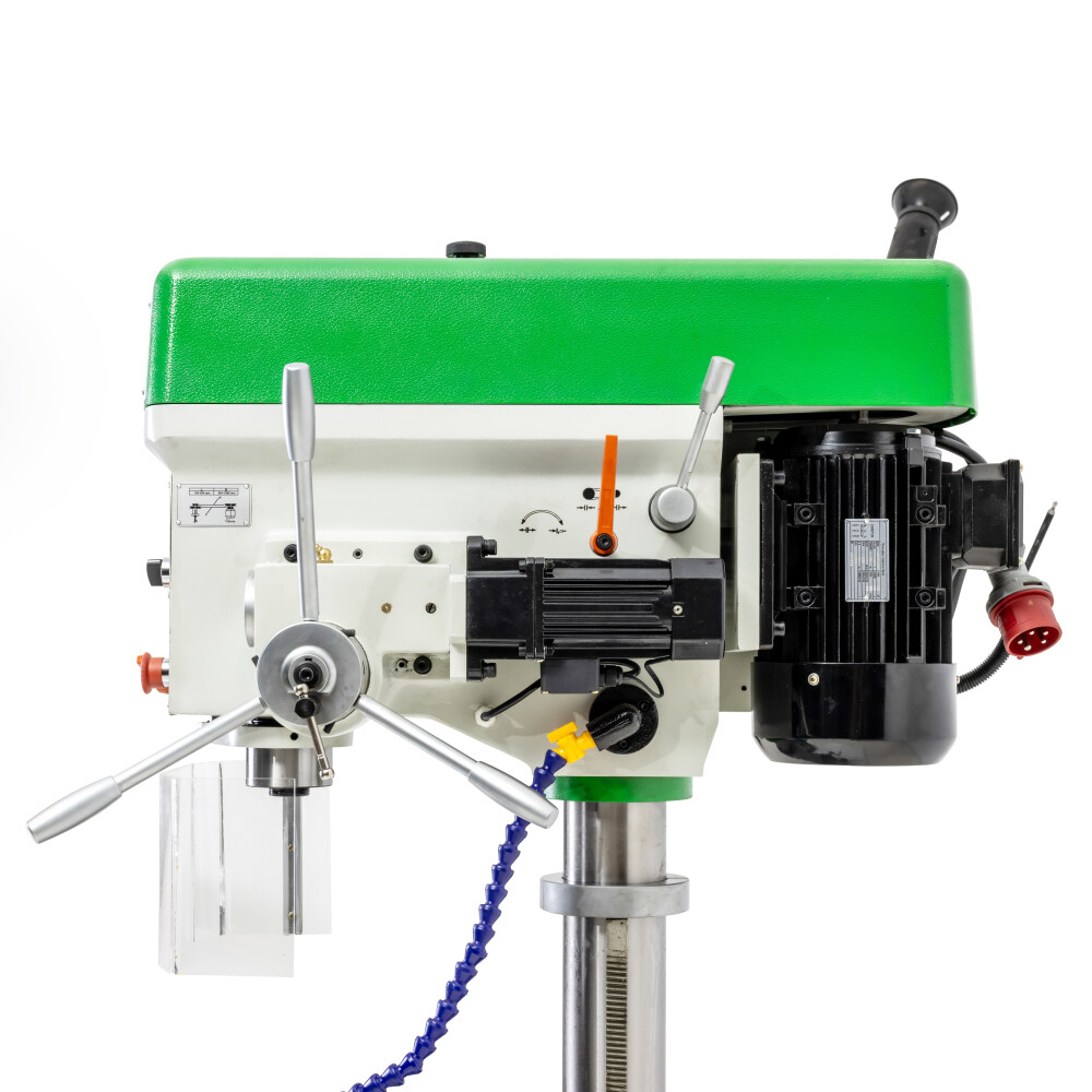 Kolomboormachine 32 mm met tapfunctie, automatische voeding en variabel toerental