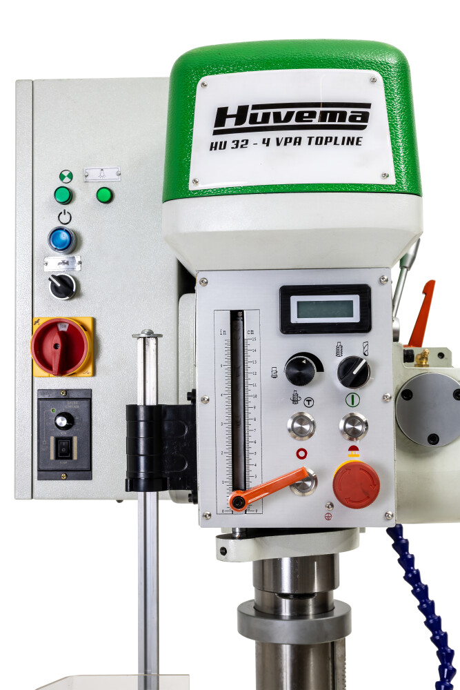 Kolomboormachine 32 mm met tapfunctie, automatische voeding en variabel toerental