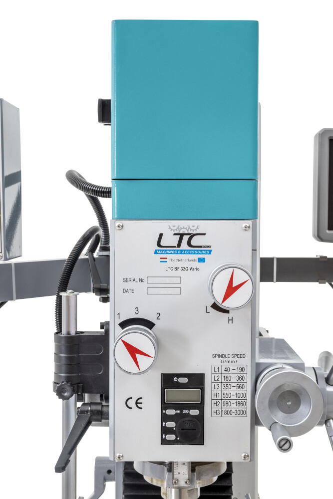 Boorfreesmachine met variable toerental