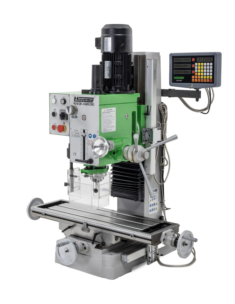 Tandwiel boorfreesmachine met digitale uitlezing