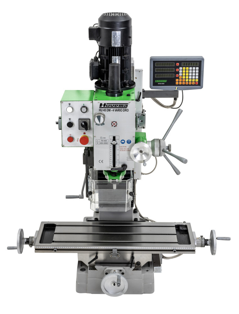 Tandwiel boorfreesmachine met digitale uitlezing