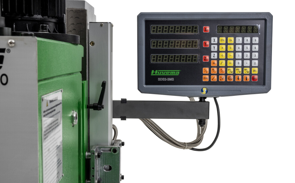 Tandwiel boorfreesmachine met digitale uitlezing