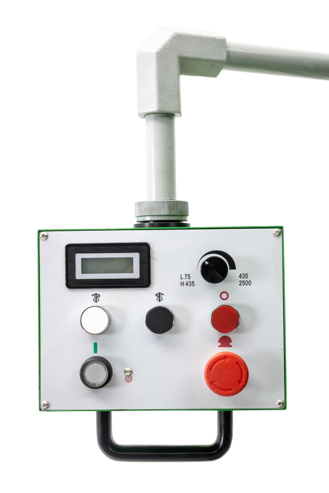 Perceuse-fraiseuse à engrenages avec affichage numérique, vitesse variable et alimentation automatique sur l’axe X