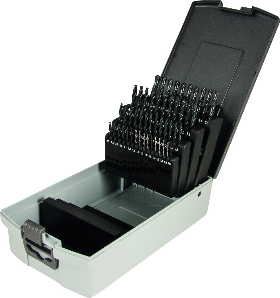 Metaalborenset HSS DIN 338 51 delig 1-5,9 mm