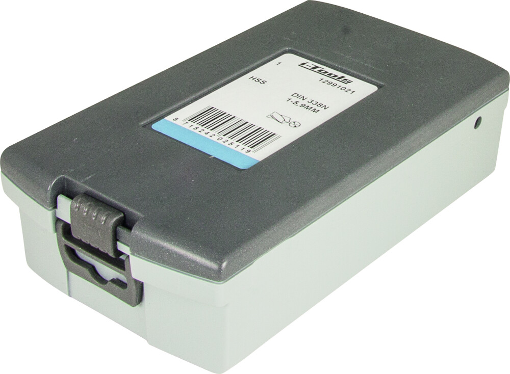 Metaalborenset HSS DIN 338 51 delig 1-5,9 mm