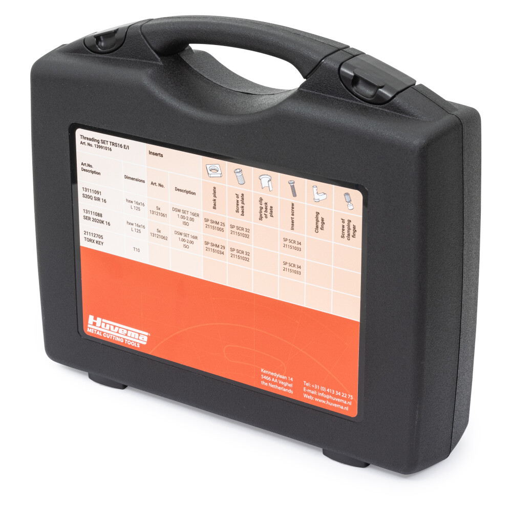 Gewinde drehmeissel set mit gewindeschneidplatte 16IR und 16ER 