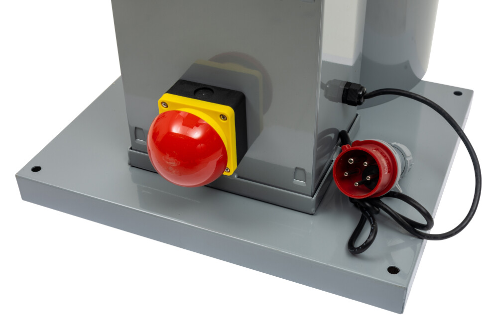 Slijpmachine met onderstel inclusief rem en afzuiging