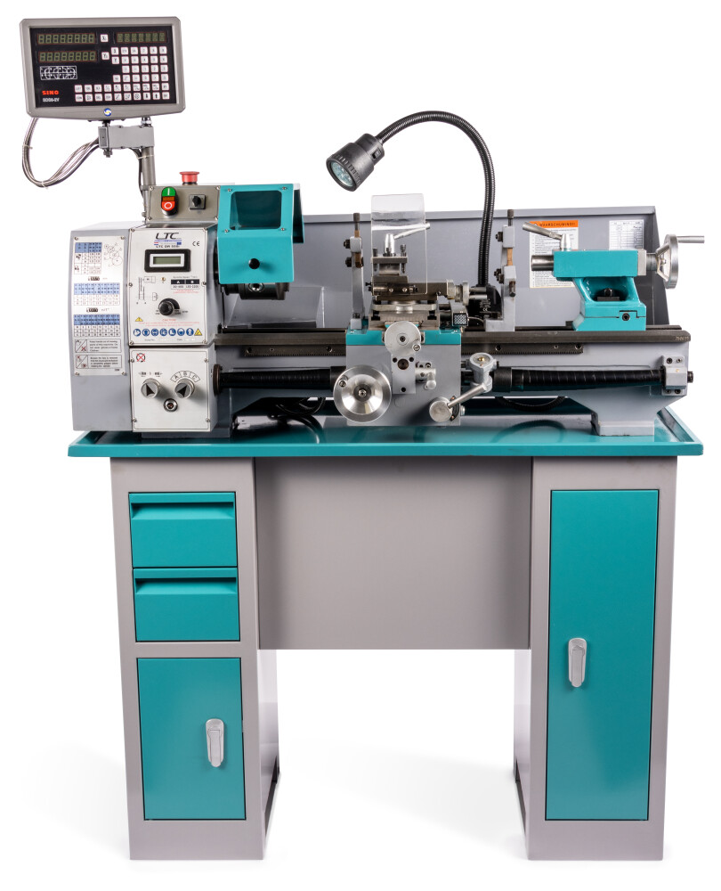 Draaibank 250x550 mm met variable toerental en digitale uitlezing