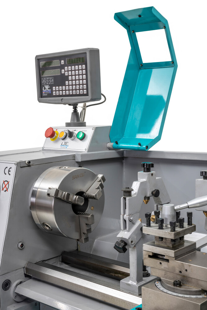 Draaibank 360x750 mm met digitale uitlezing