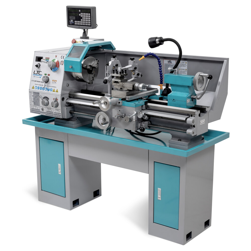 Draaibank 360x750 mm met digitale uitlezing