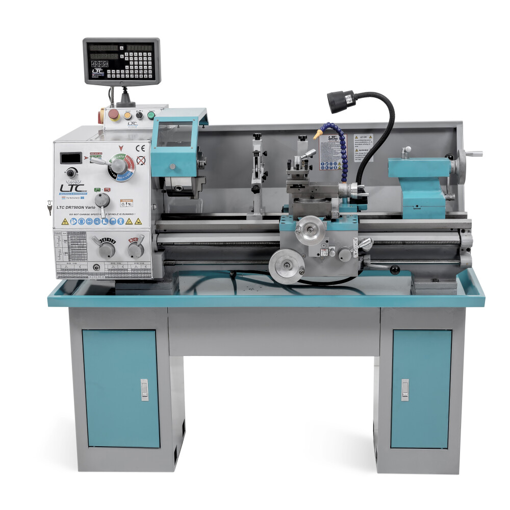 Draaibank 360x750 mm met digitale uitlezing