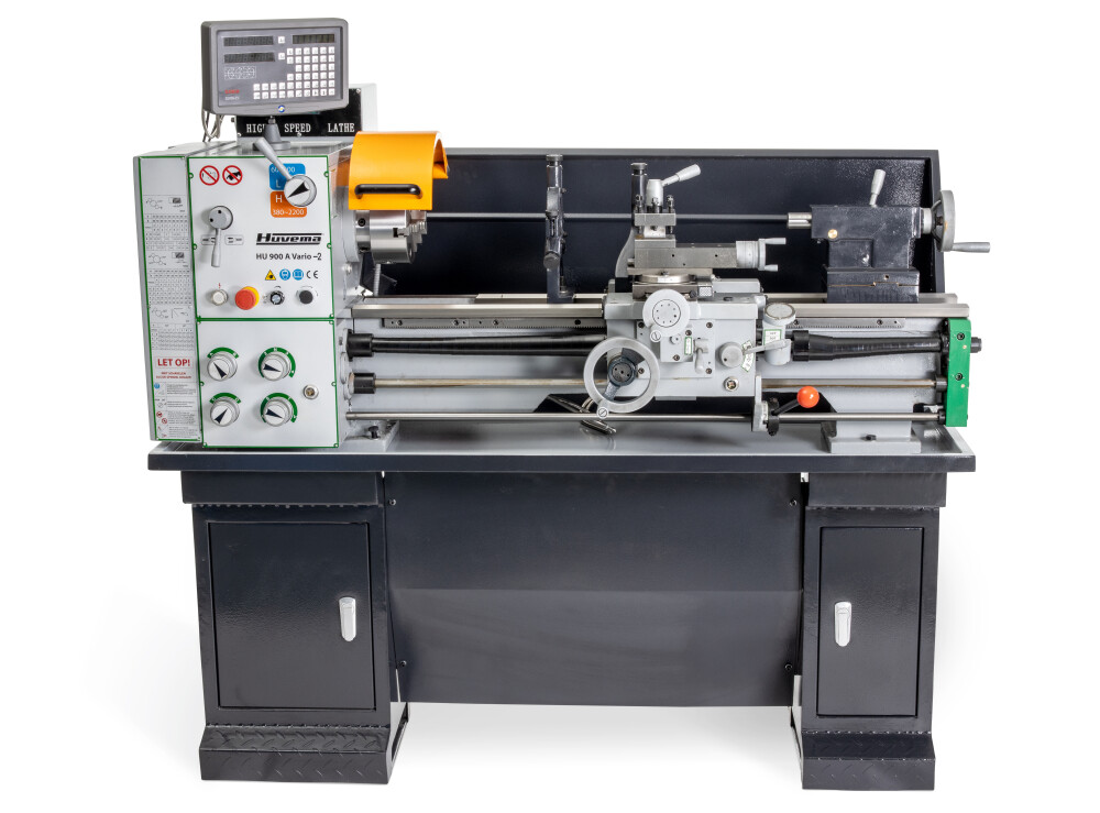 Draaibank 300x910 mm met variabel toerental en digitale uitlezing