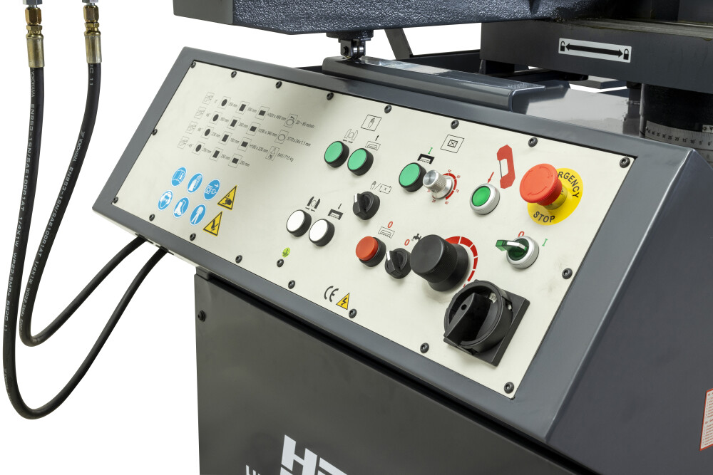 Bandzaagmachine 355 mm met variabel toerental én automatische klemming