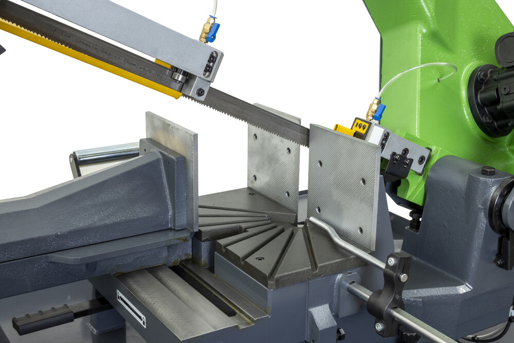 Bandzaagmachine 355 mm met variabel toerental én automatische klemming