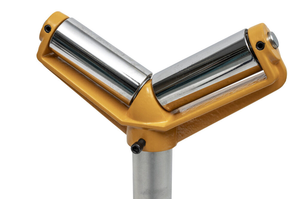 Heavy duty roller stand V-shape