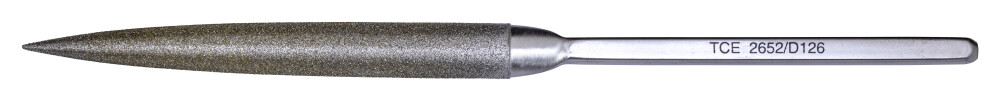 Robust hard chrome diamond file