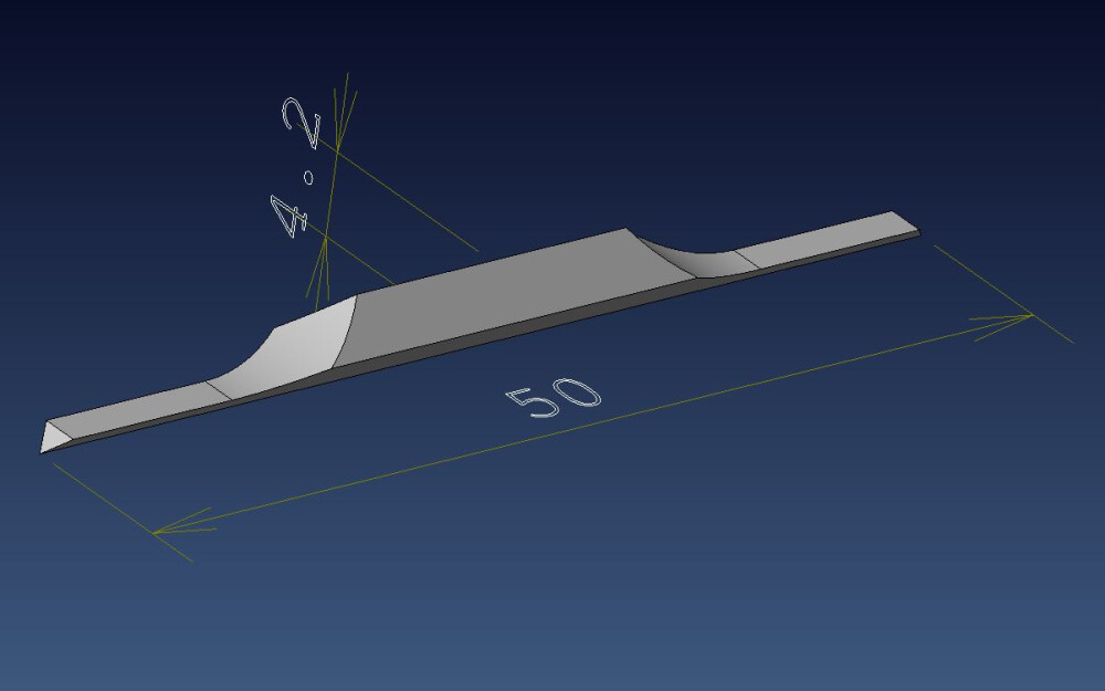 Carbide sliding knife