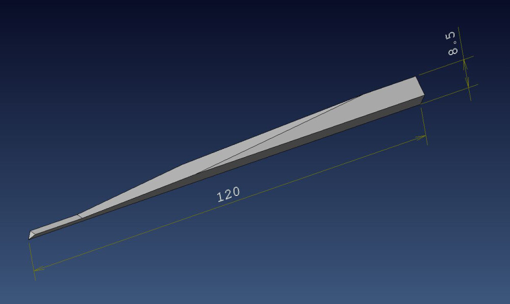 Carbide sliding knife