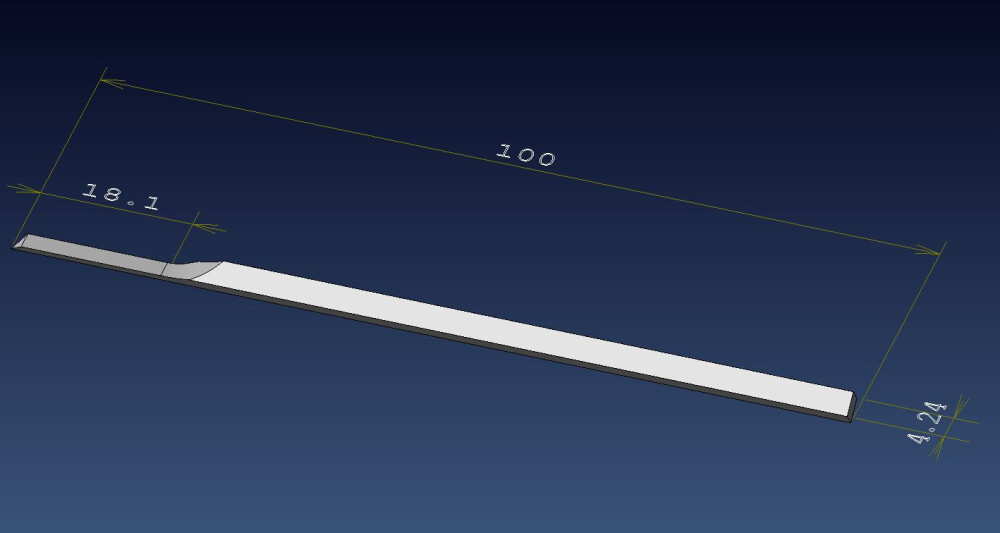 Carbide sliding knife