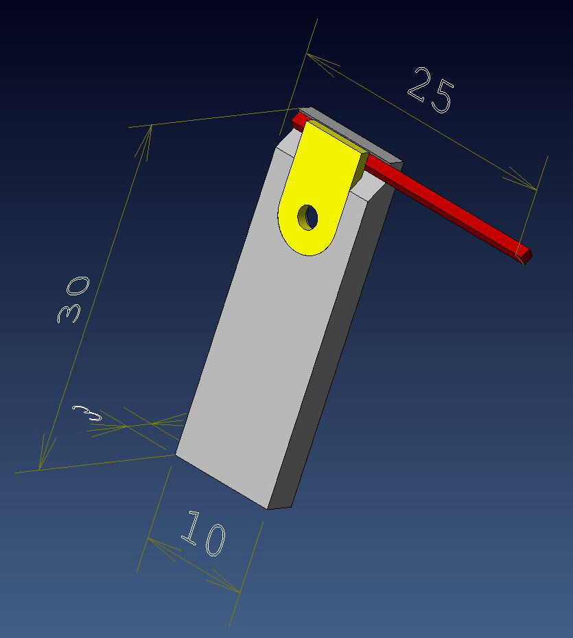 Square edge set, PL-1 body + PM carbide sliding ruler