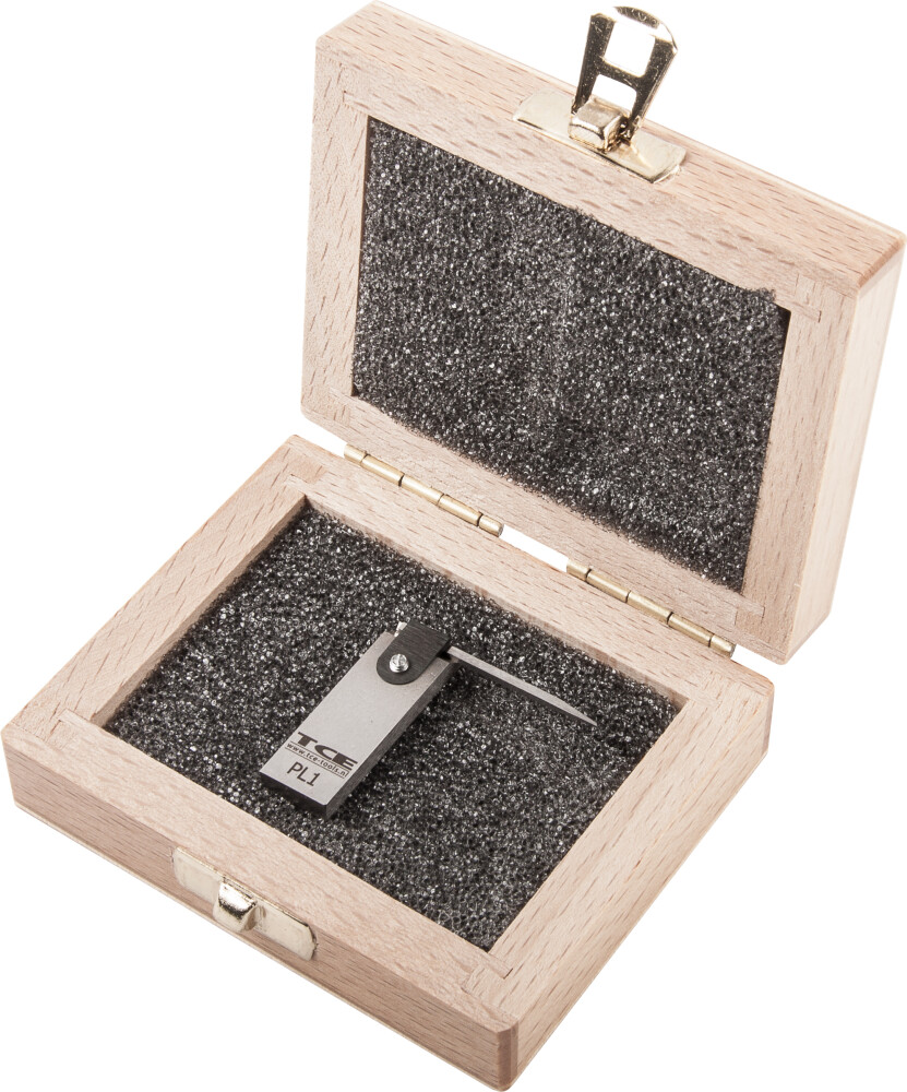 Square edge set, PL-1 body + PM carbide sliding ruler