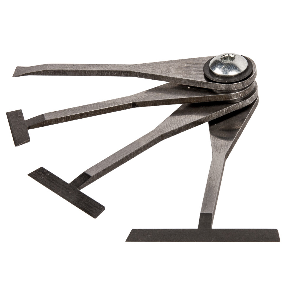 Jeu de règles multiples pliables en forme d'éventail