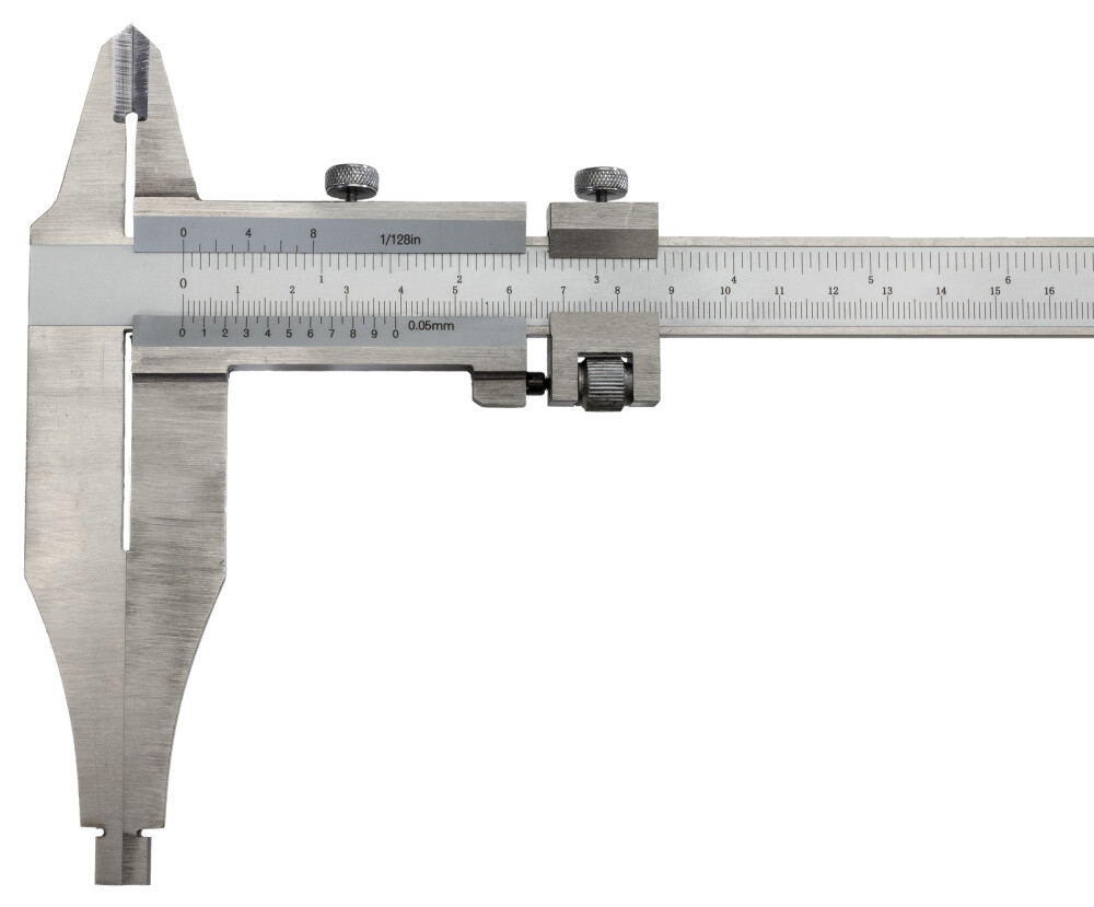 Control caliper, with points, lightweight version, DIN 862 300 mm