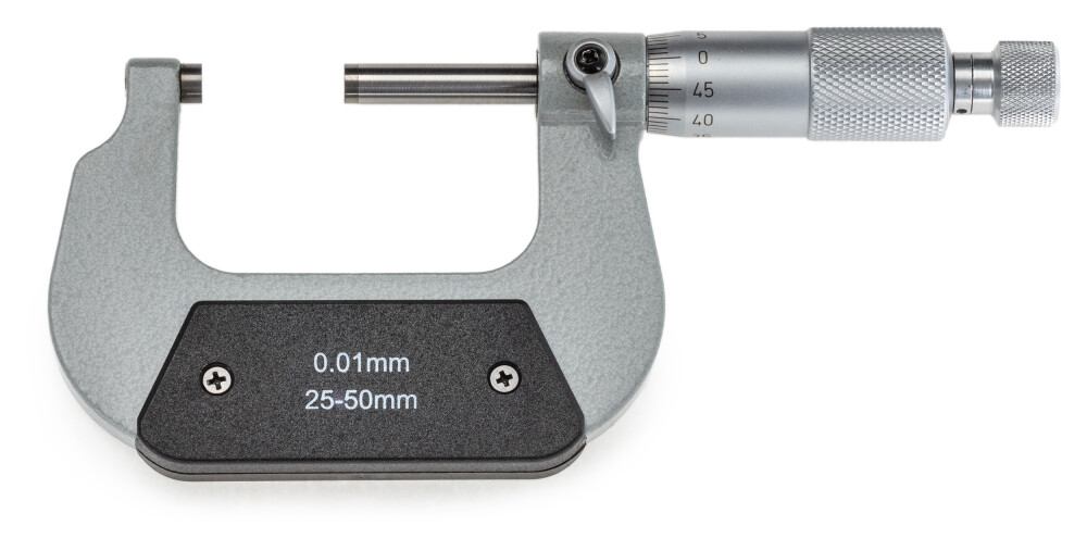 Outdoor micrometer with 0.01mm readout