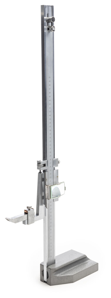 Height and marking gauge with magnifier, nonius 1/20