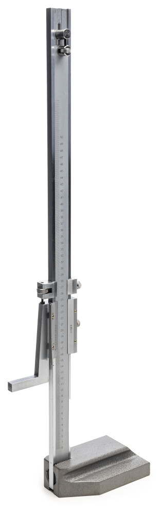 Height and marking gauge with magnifier, nonius 1/20