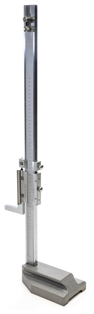 Height and marking gauge with magnifier, nonius 1/20