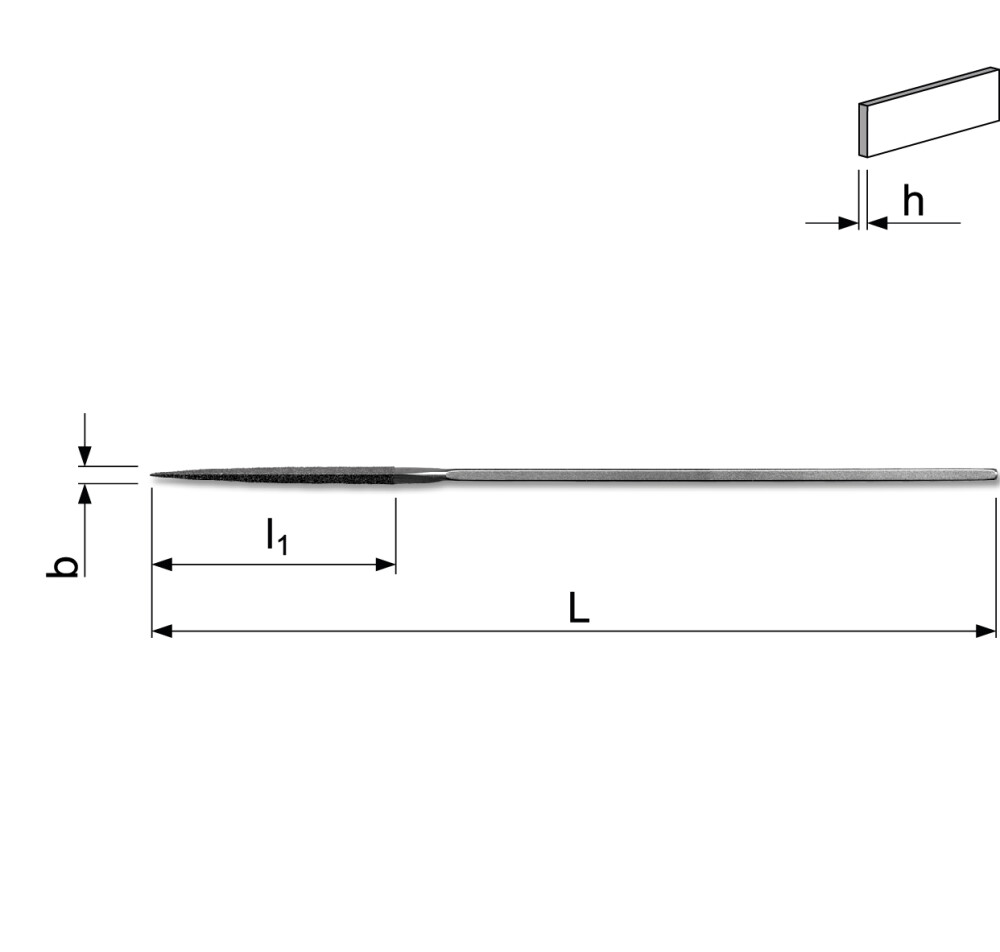 Hardchromium Escapement file