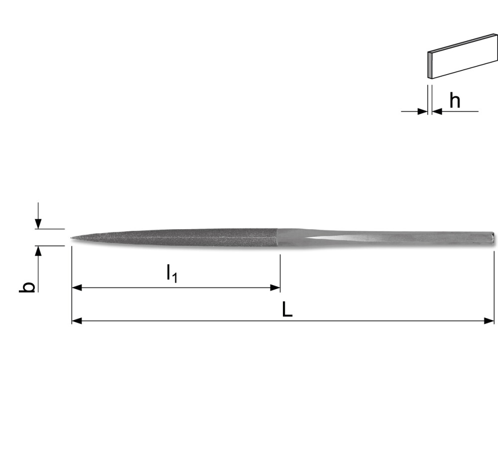 Robust hard chrome diamond file