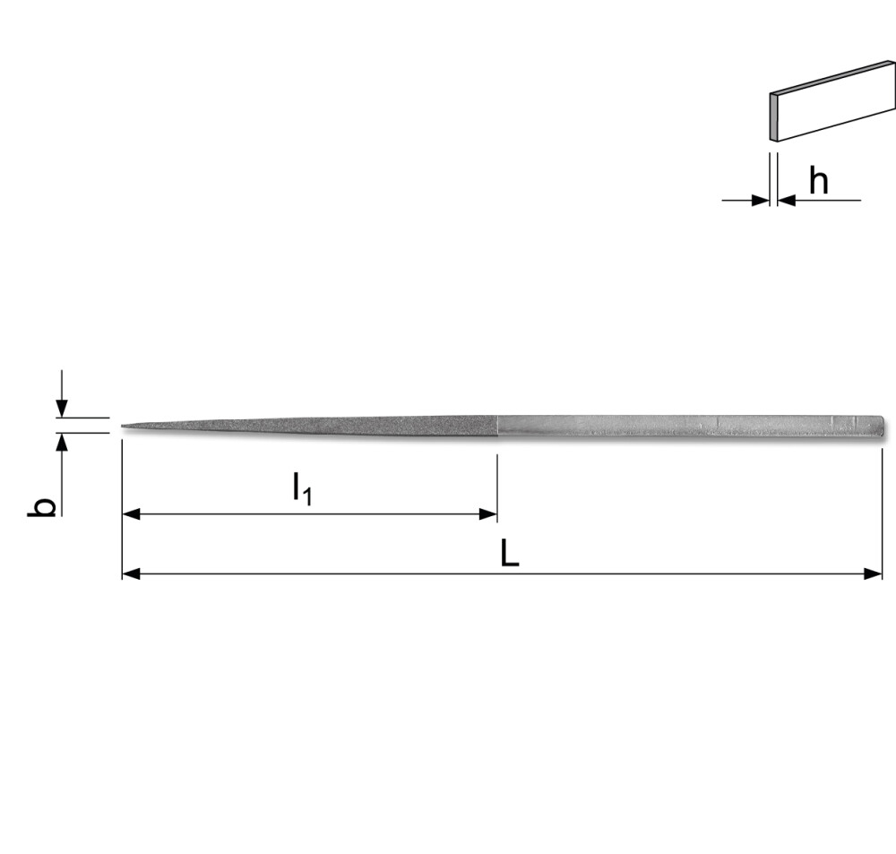 Robust hard chrome diamond file