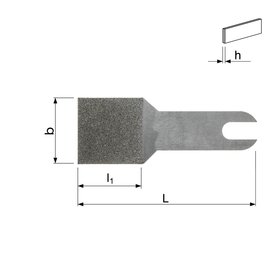 Flat diamond files, FLXF type