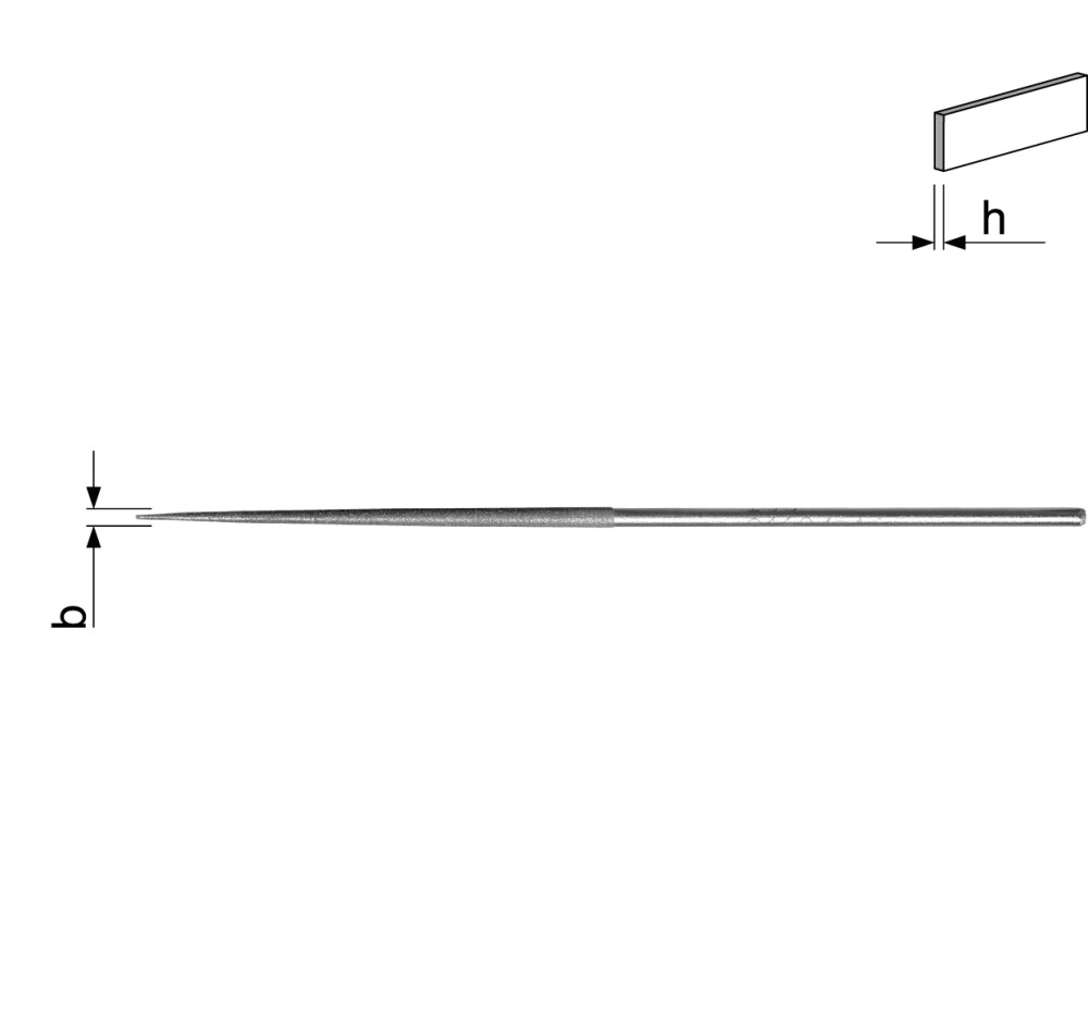 Hartchrom Diamantfeilen mit (speziell beschichtet)