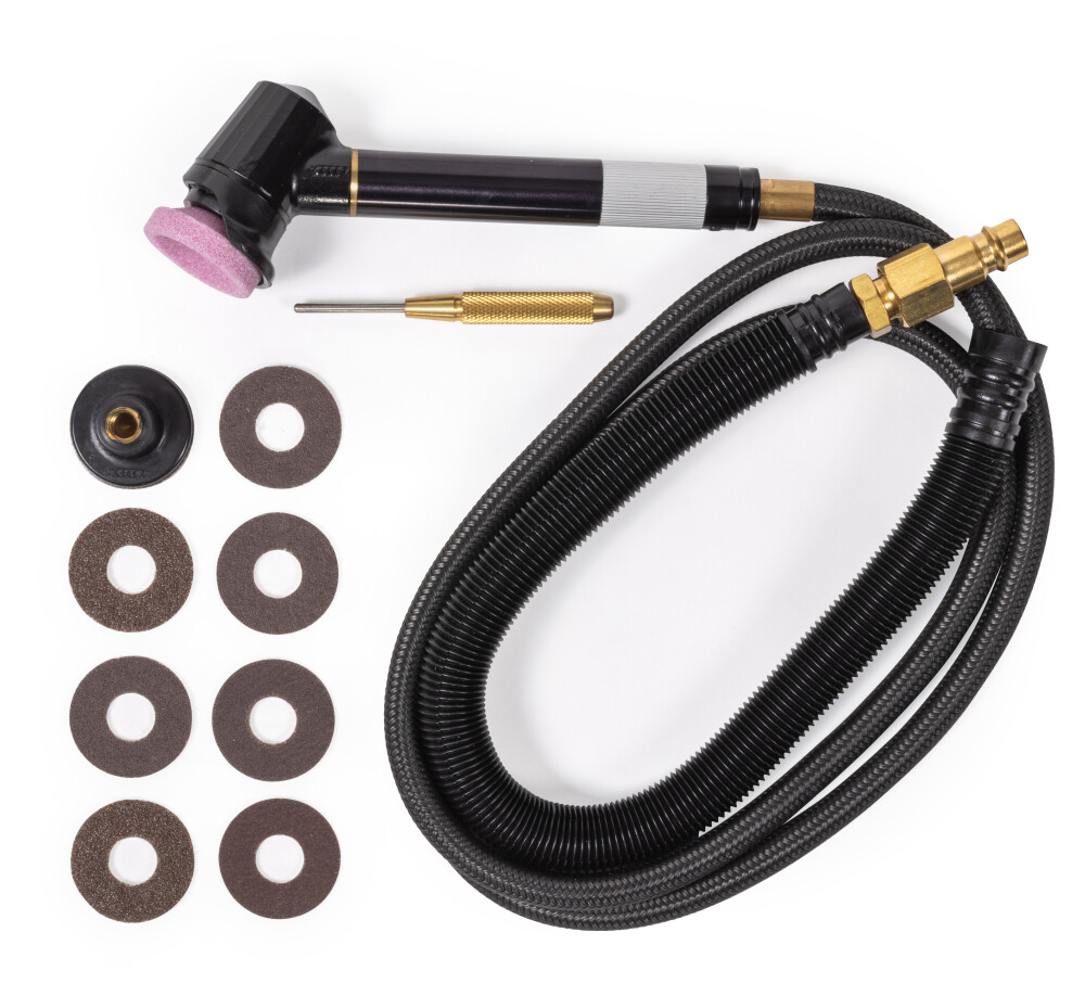 Mini air angle grinder