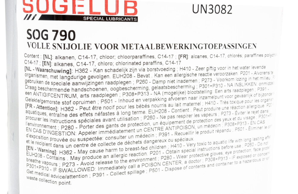 Volle snijolie 5 liter