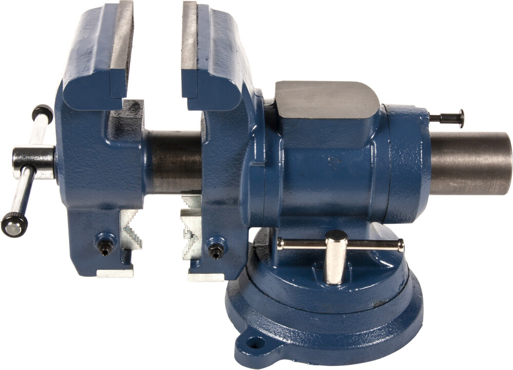 Rotating base and head bench vise