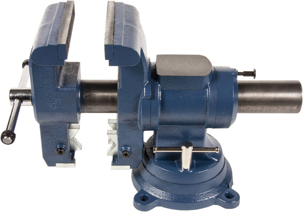 Rotating base and head bench vise