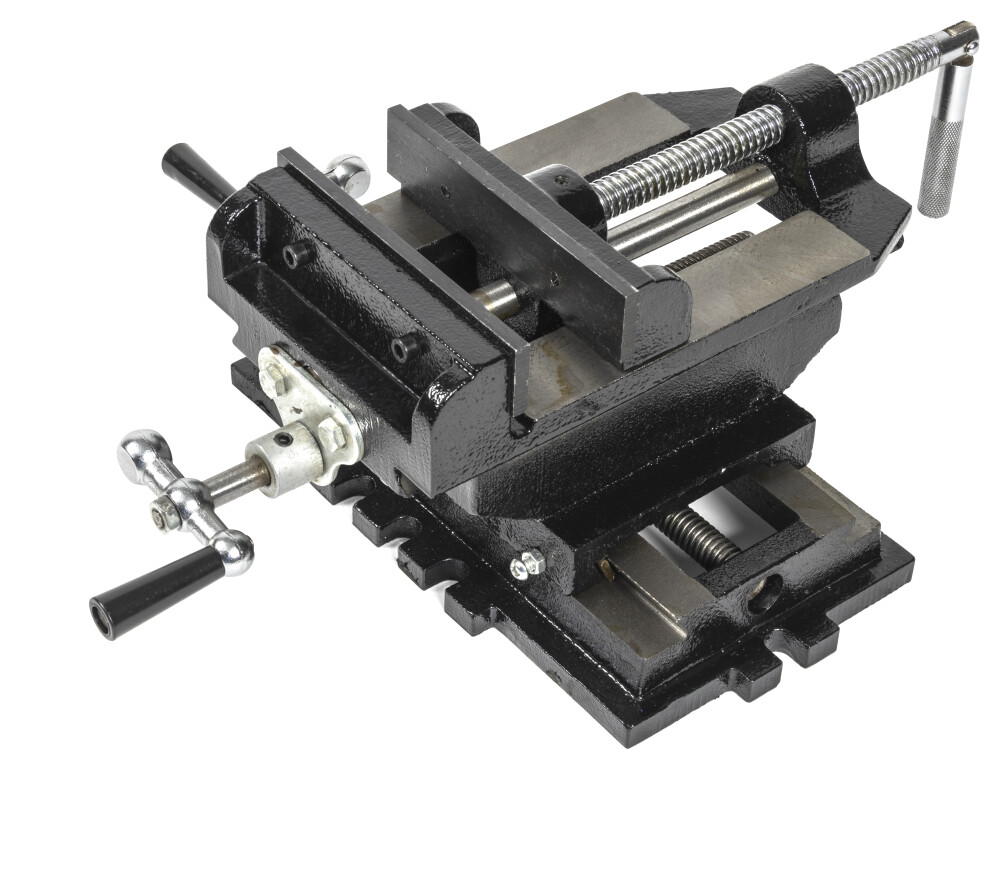 Clamp on cross table