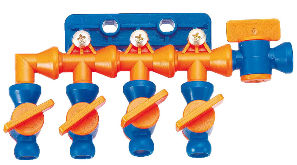 1/4'' Verdeelsysteem met sproeiers / Flow control