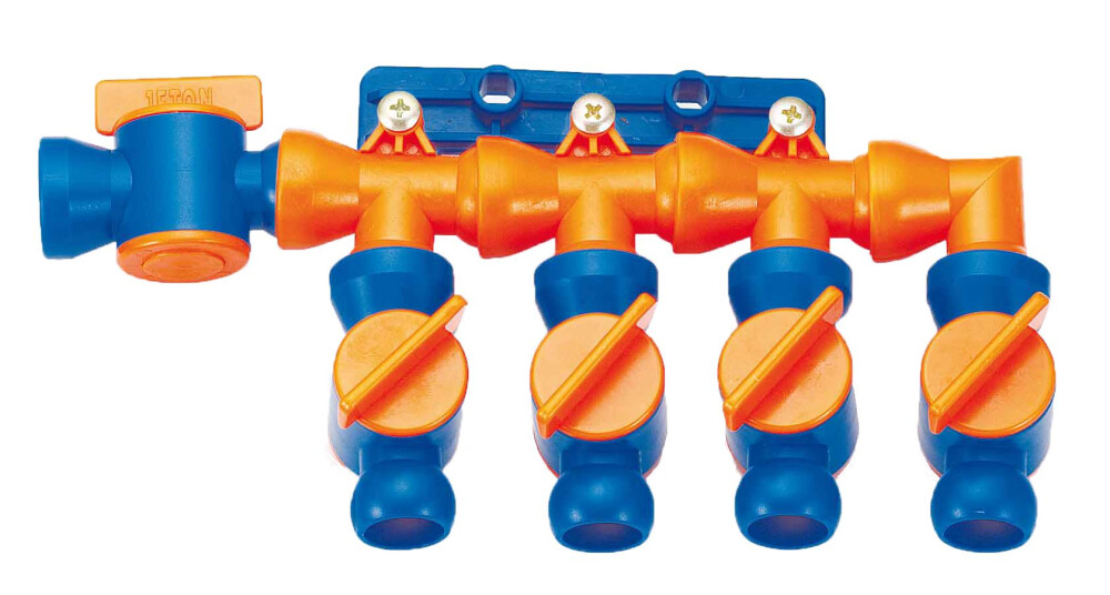 1/2'' Verdeelsysteem met sproeiers Flow control