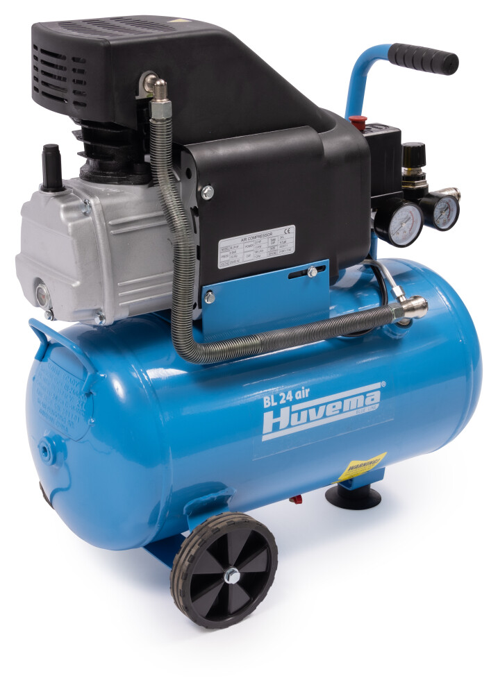 Oliegesmeerde luchtcompressor 24 liter