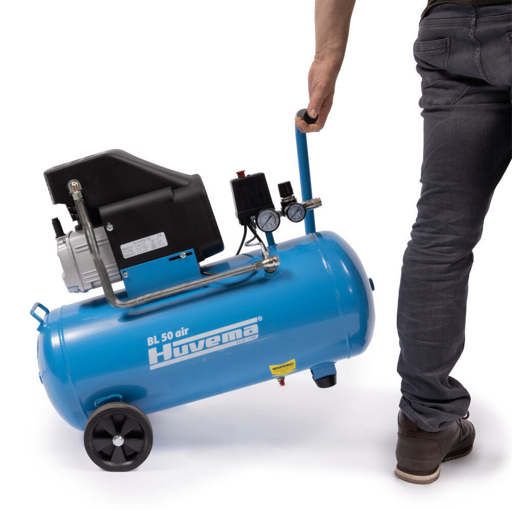 Oliegesmeerde luchtcompressor 50 liter